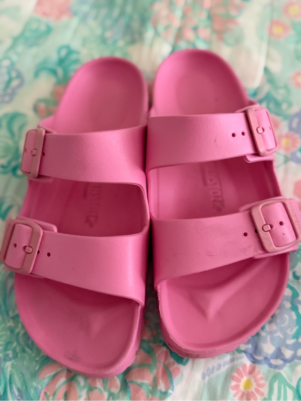 Birkenstock Arizona Slide Sandals Bubblegum Pink 36